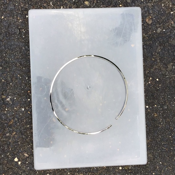 Silver hoop necklace OS - Picture 1 of 1